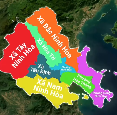 8 đơn vị hành chính mới thị xã ninh hòa sau khi sát nhập